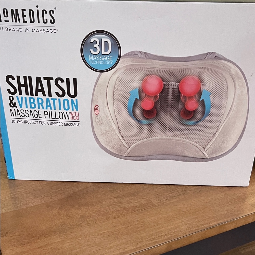 Homedics Shiatsu Massage Pillow with Red Nodes